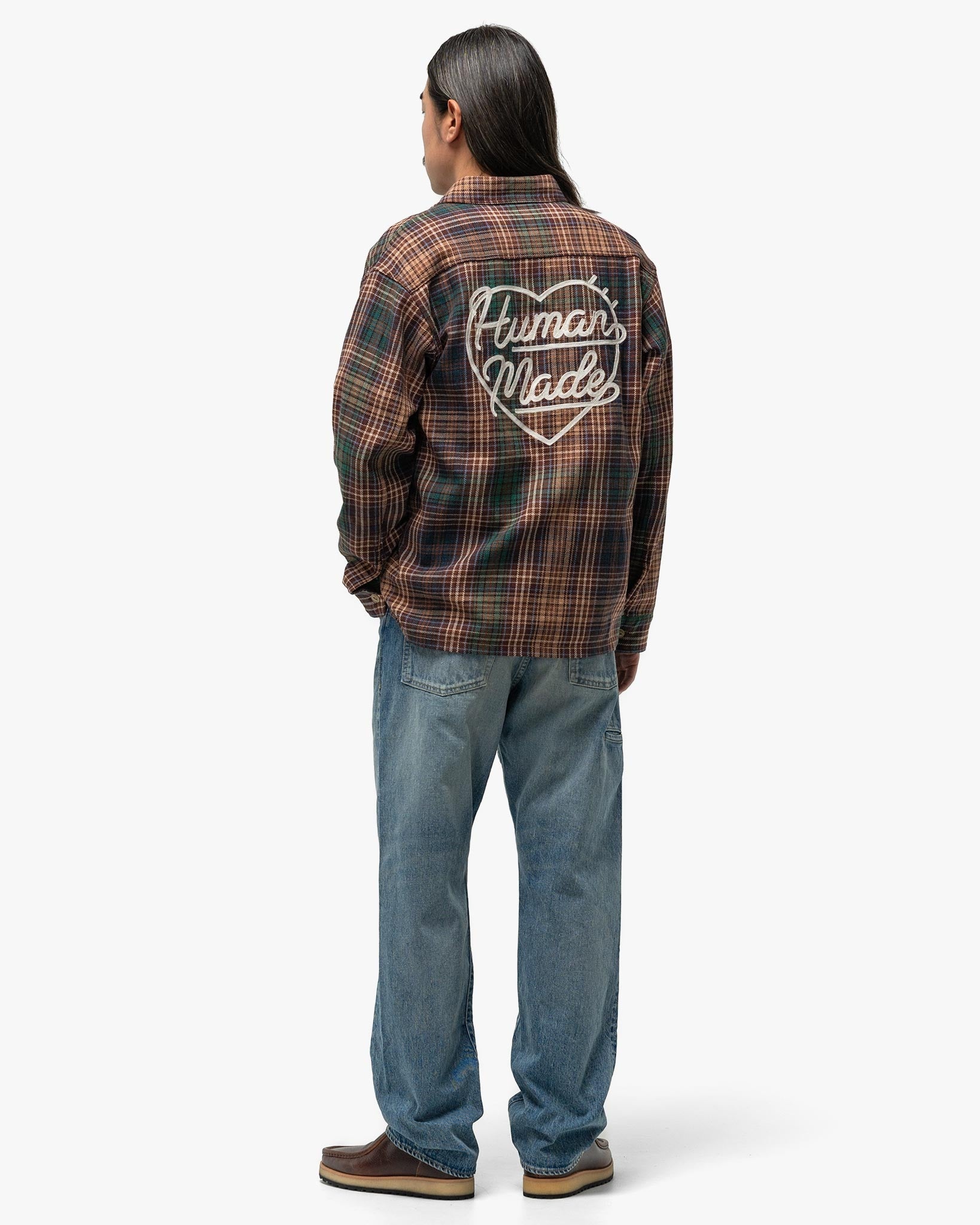 Check Shirt Brown - 3