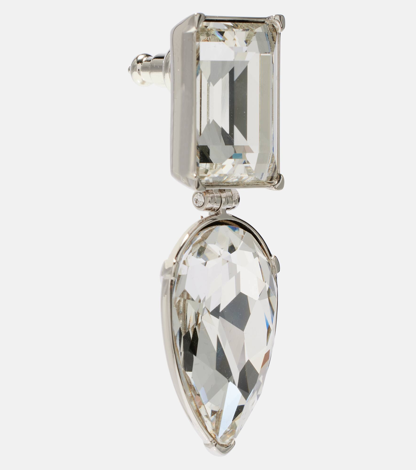 Crystal-embellished earrings - 2