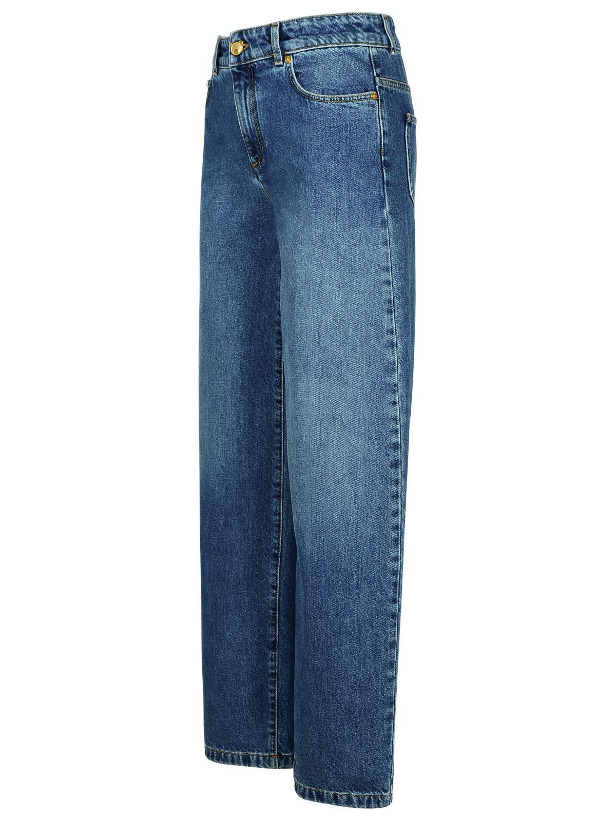 Moschino Blue Cotton Jeans Women - 2