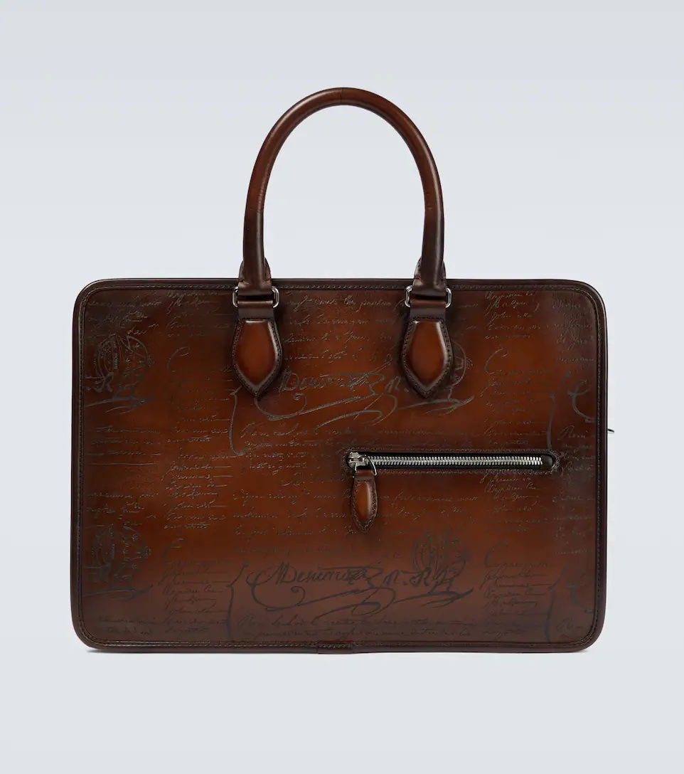 Un Jour leather briefcase - 1