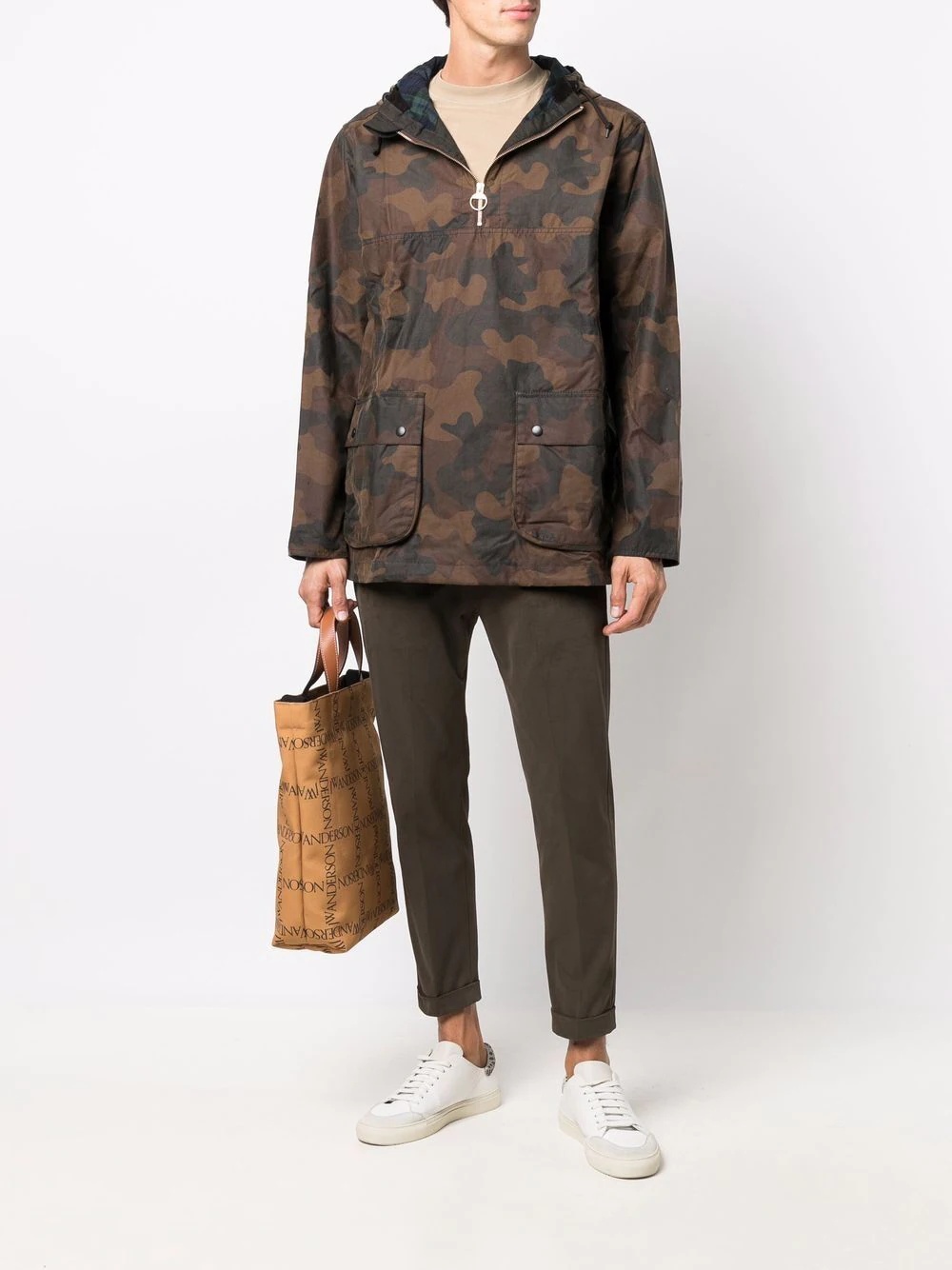 wax camouflage-print hooded jacket - 2