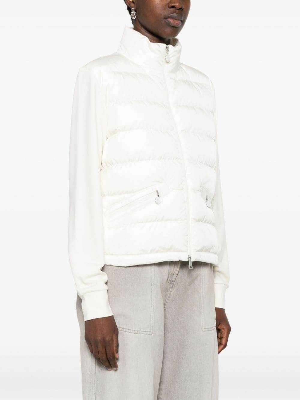 panelled padded jacket - 3