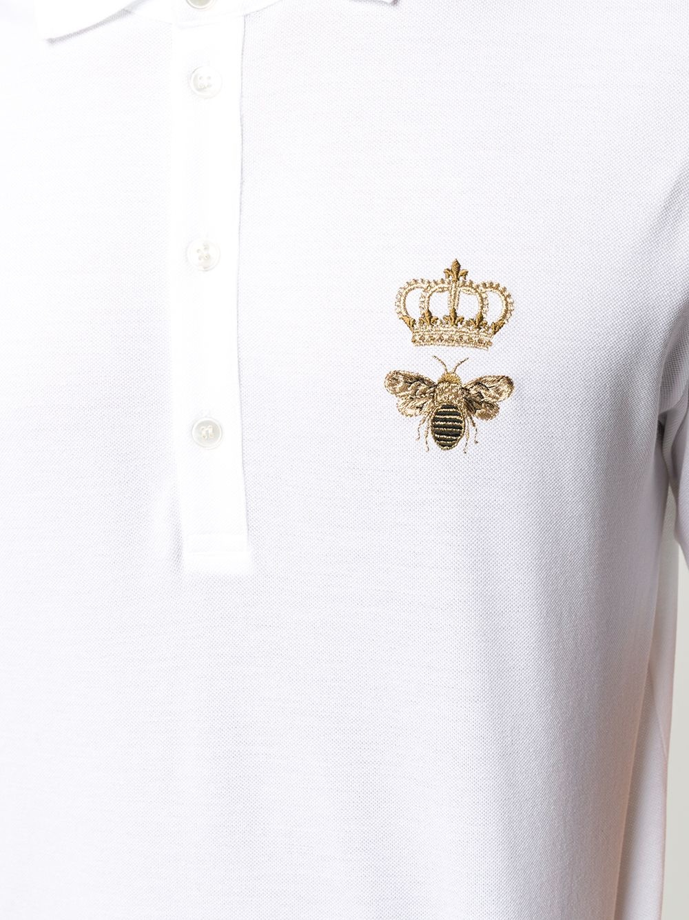 embroidered emblem polo shirt - 5