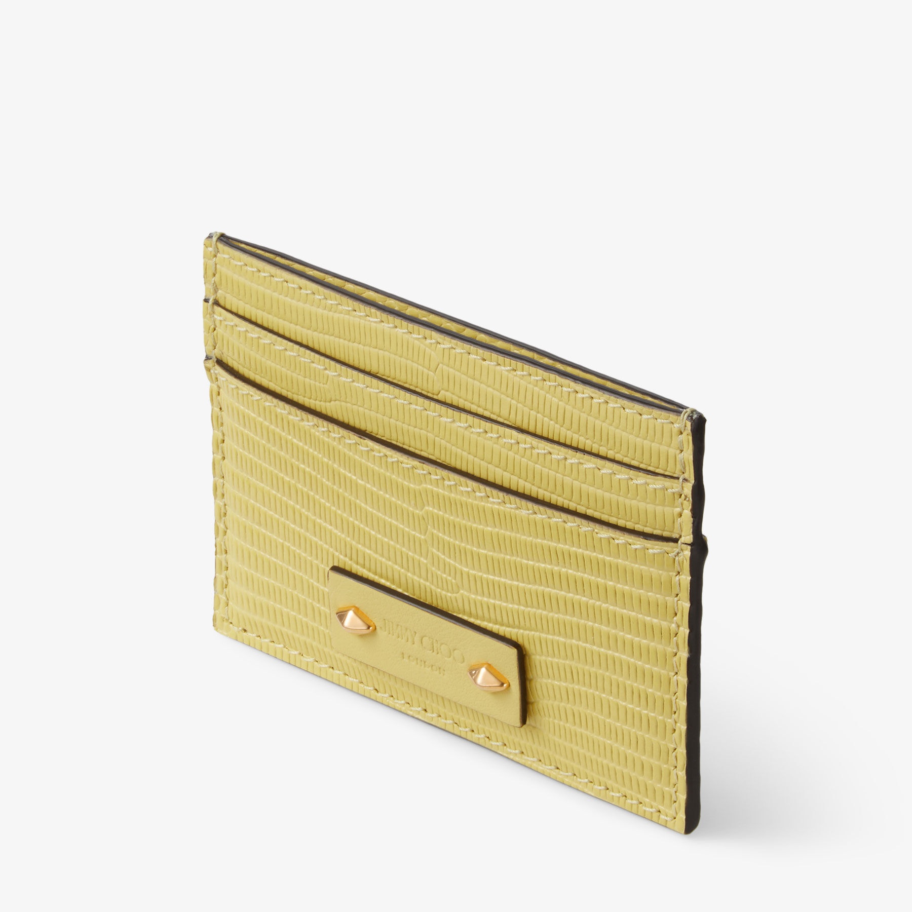 Umika
Yellow Lizard Print Card Holder - 2