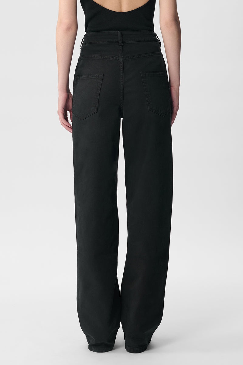 Bami High Waist Straight 5 Pockets Comfort Denim - 3