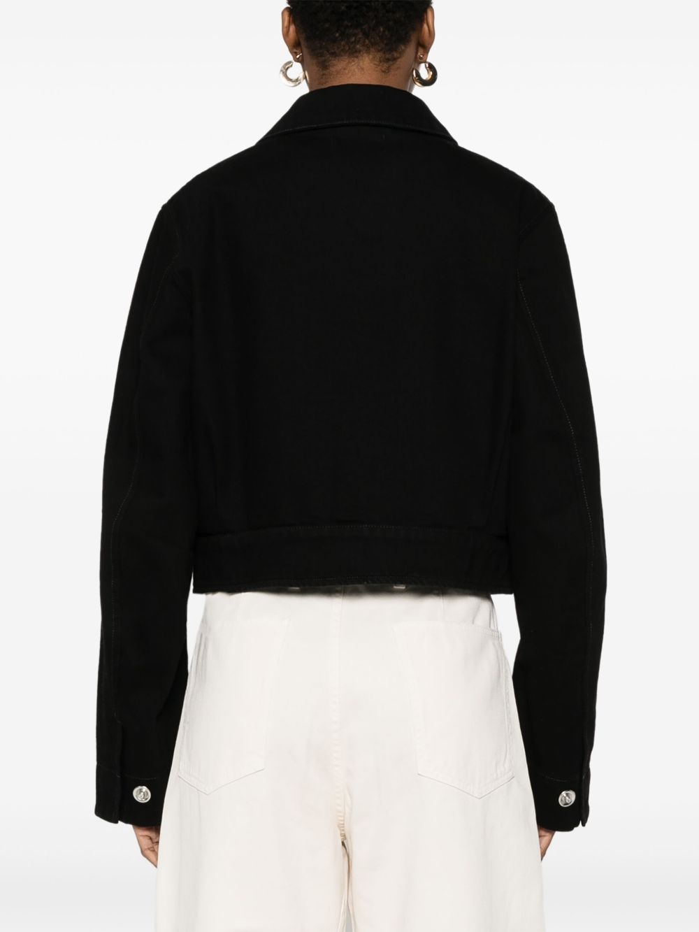 cropped jacket - 4