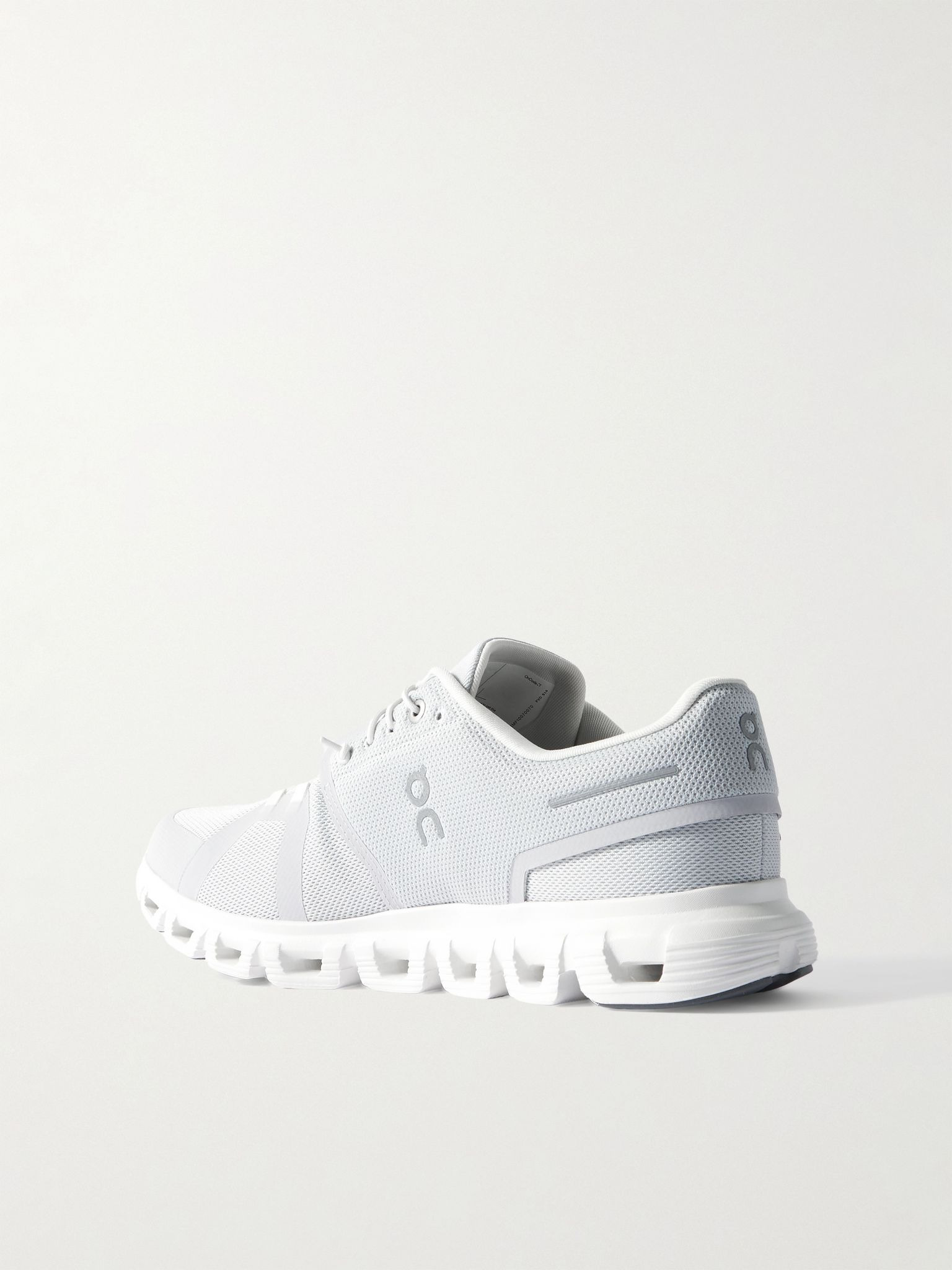 Cloud 6 Rubber-Trimmed Mesh Slip-On Sneakers Gray - 4