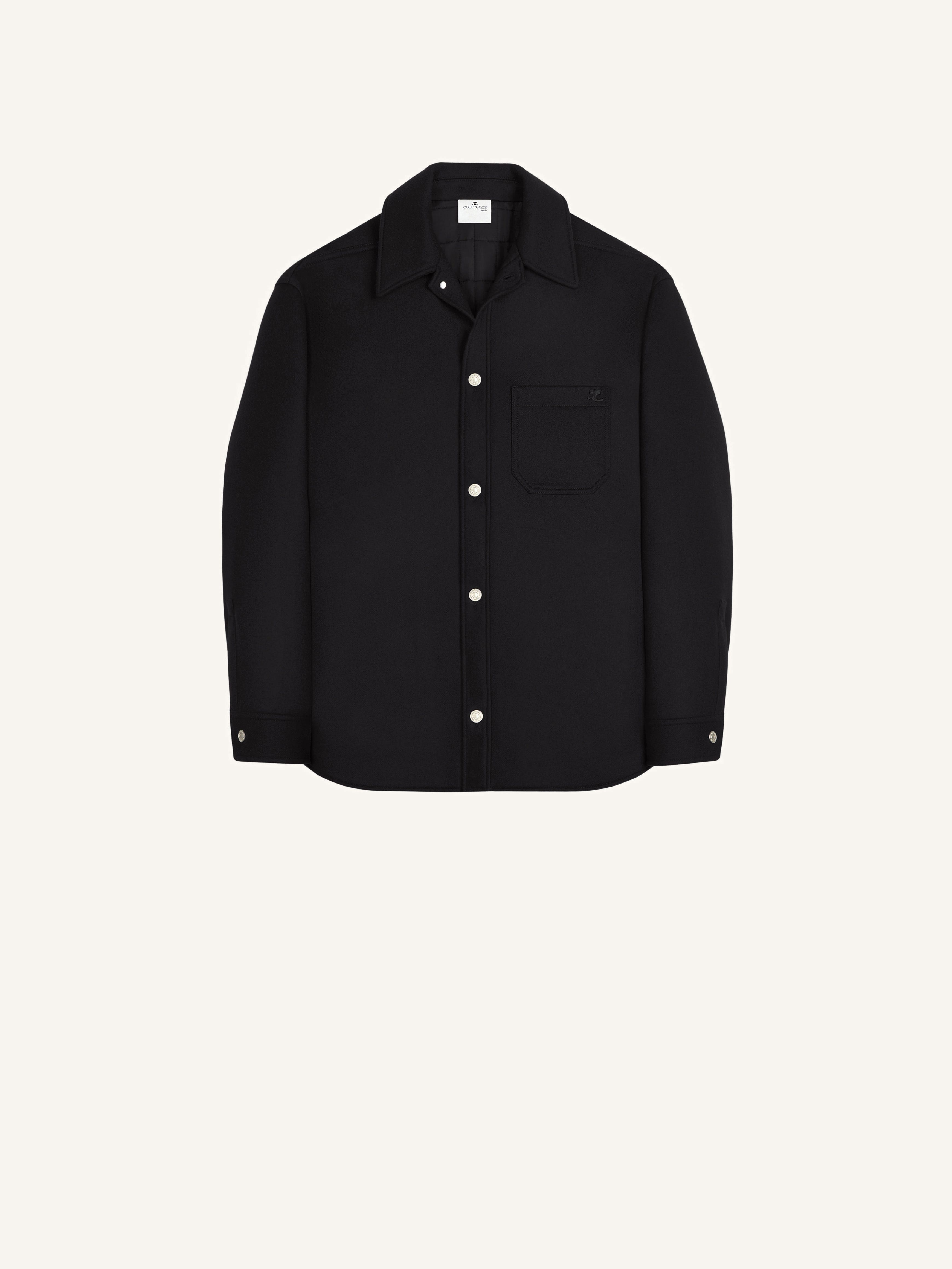 WOOL OVERSHIRT - 1