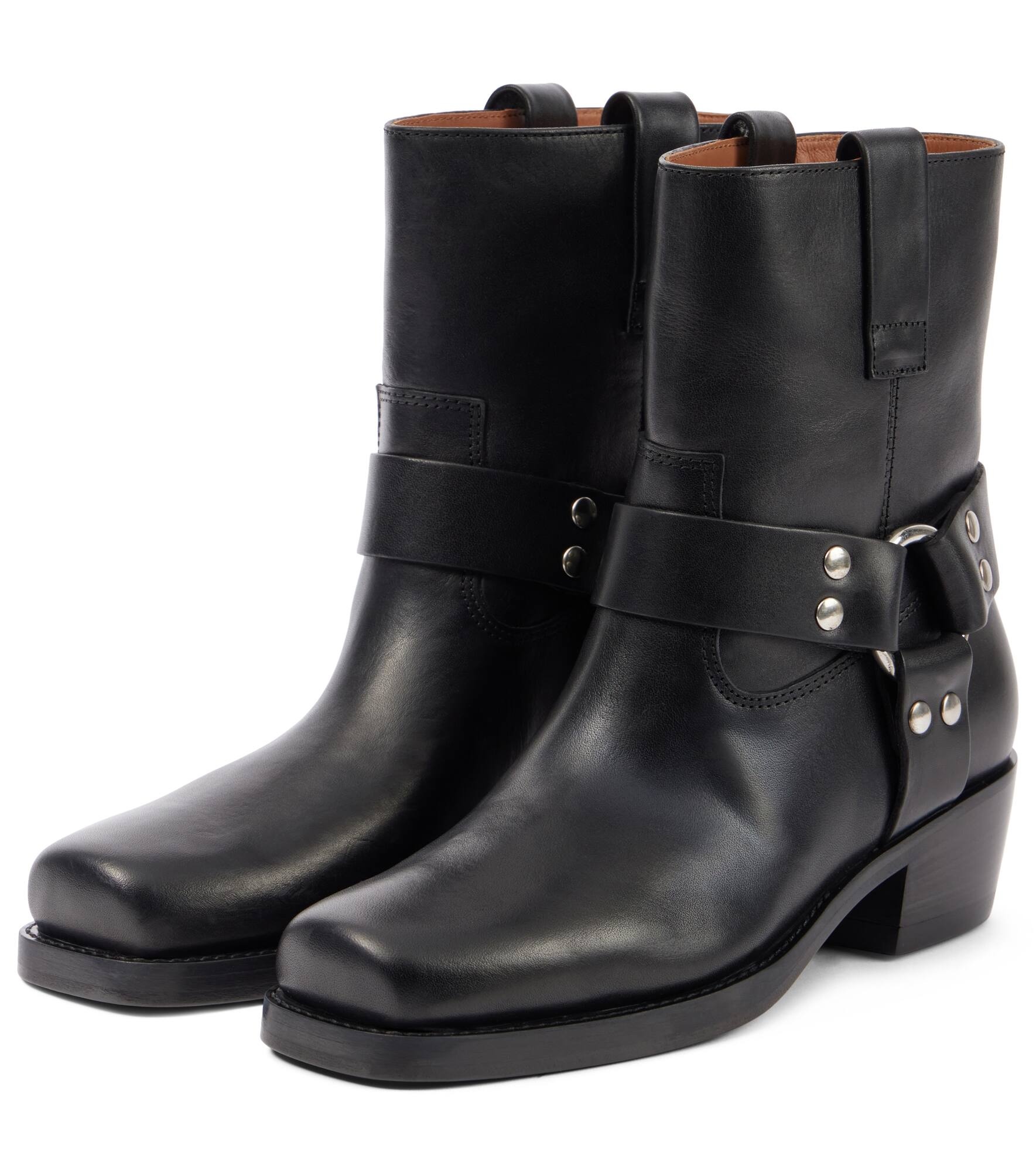 Roxy 45 leather biker boots - 5