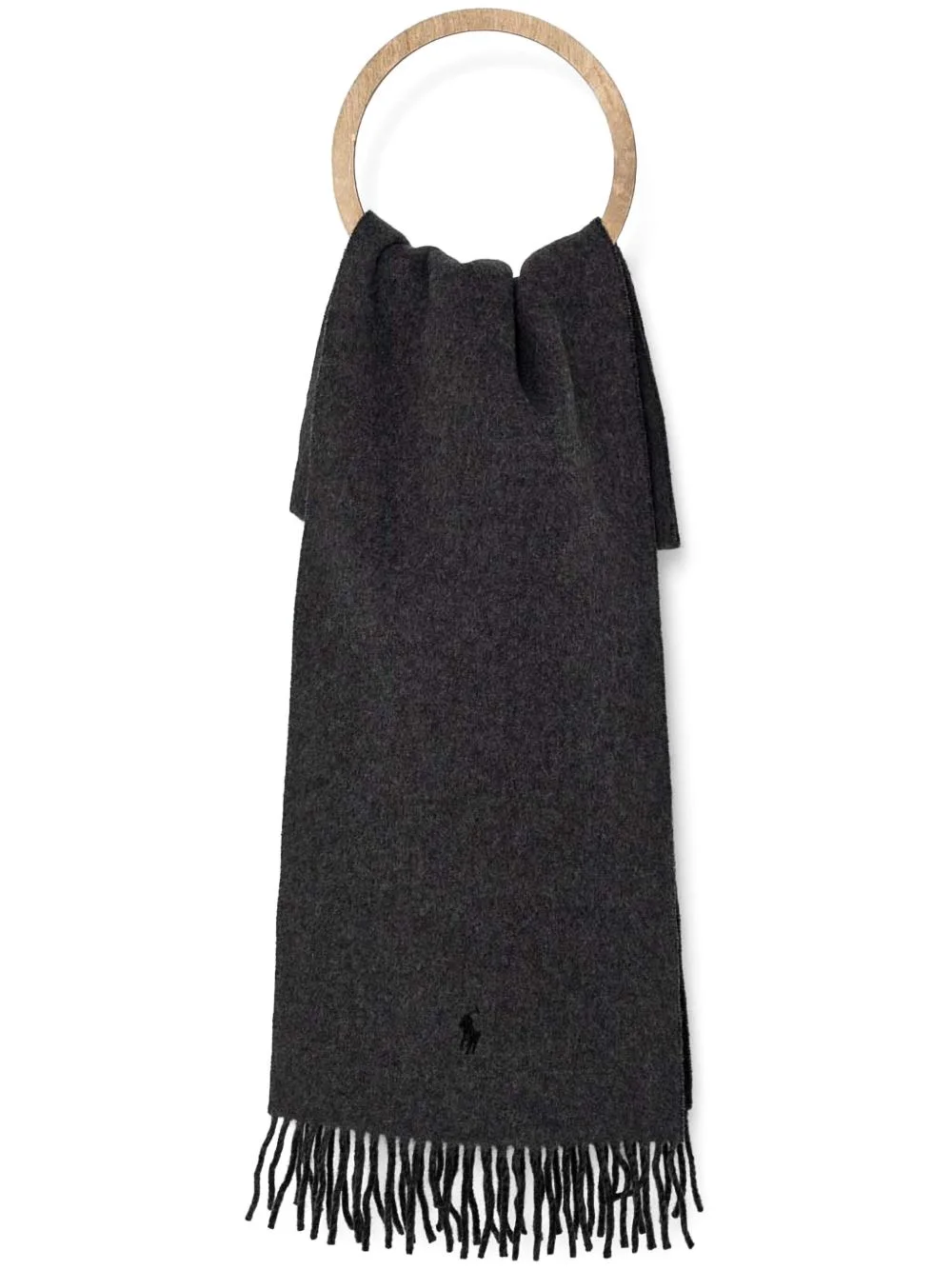 fringe-trim scarf - 1