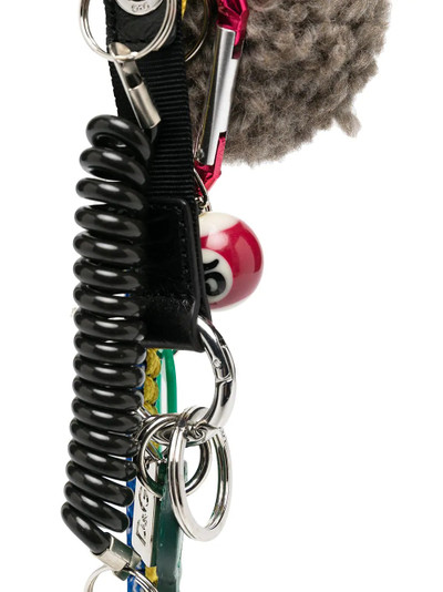 Dolce & Gabbana multi-charm keyring outlook