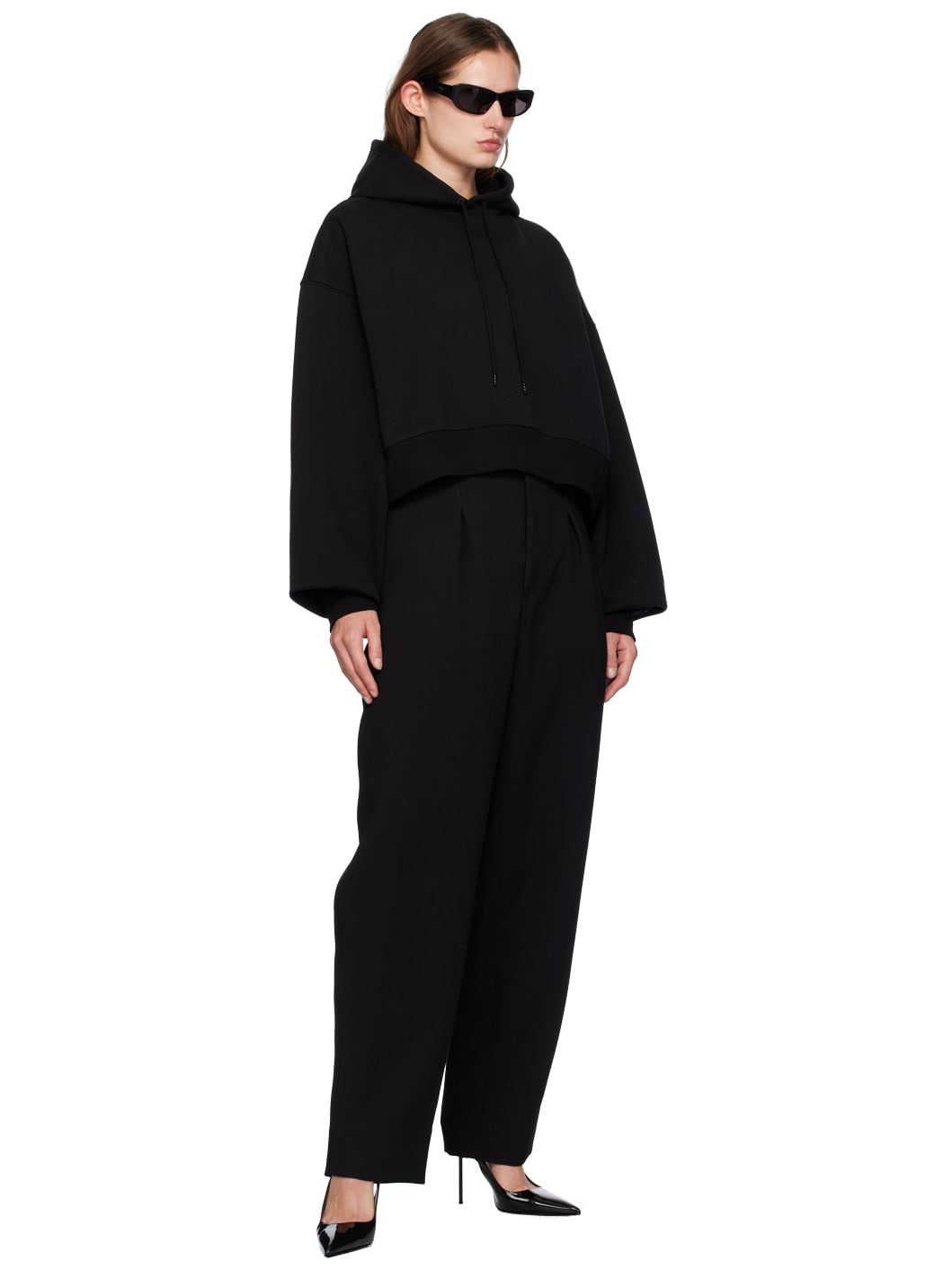 Black Oversize Hoodie - 4