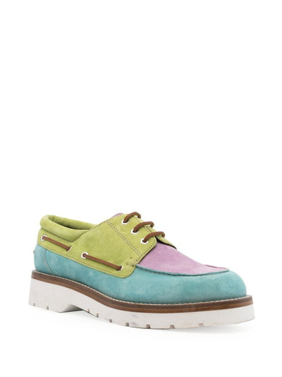 DSQUARED2 colour-block panel boat shoes outlook