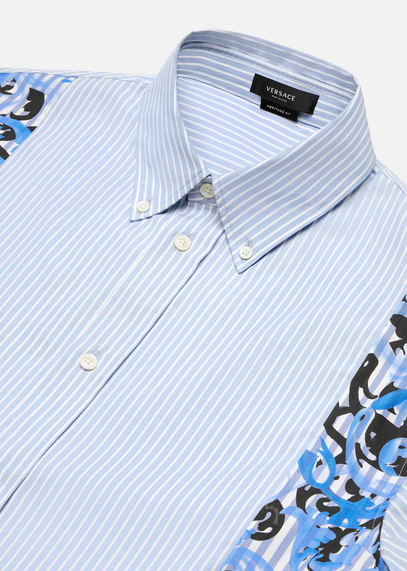 Baroccoflage Accent Cotton Poplin Shirt - 5