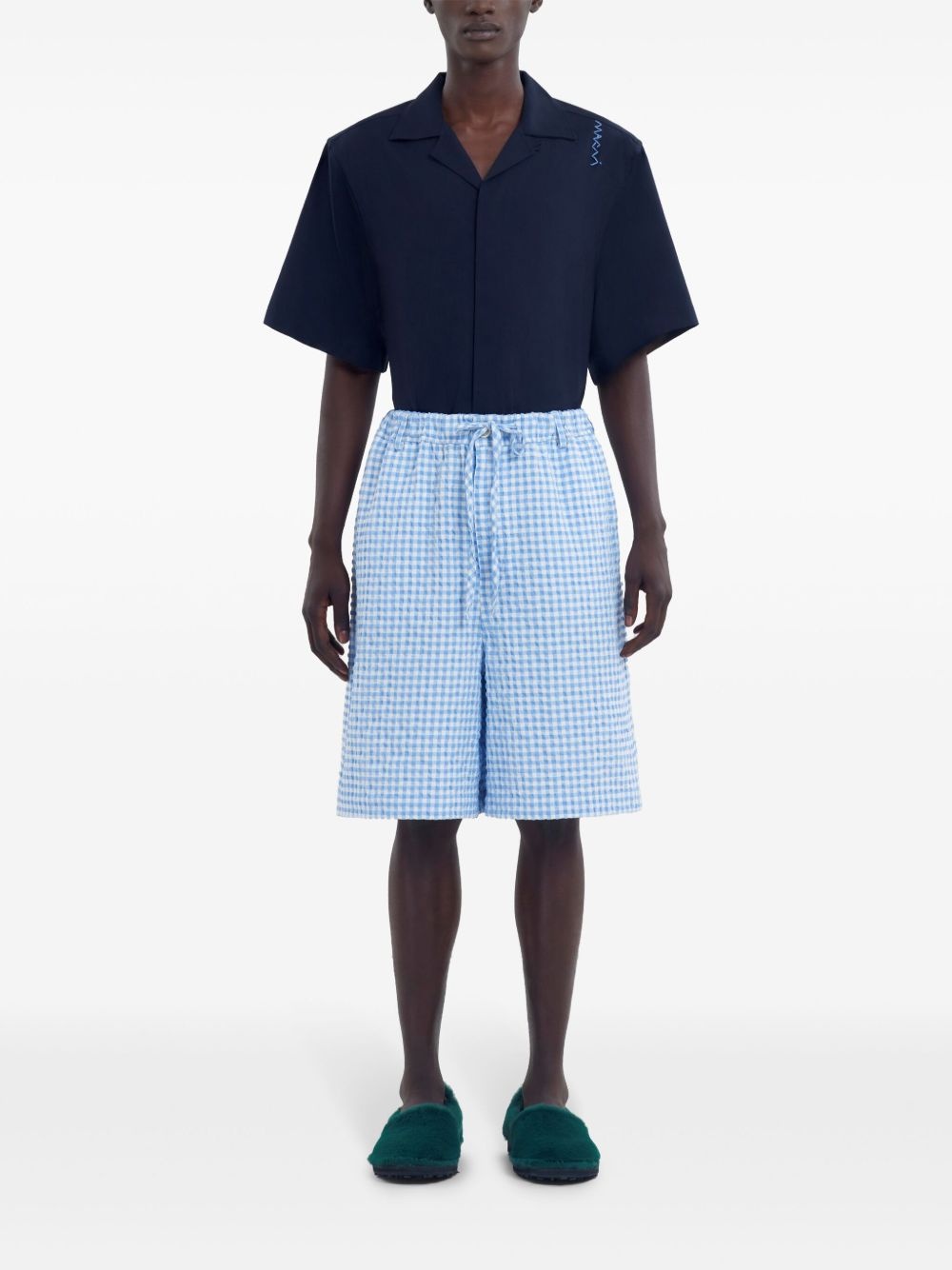 check-pattern shorts - 3
