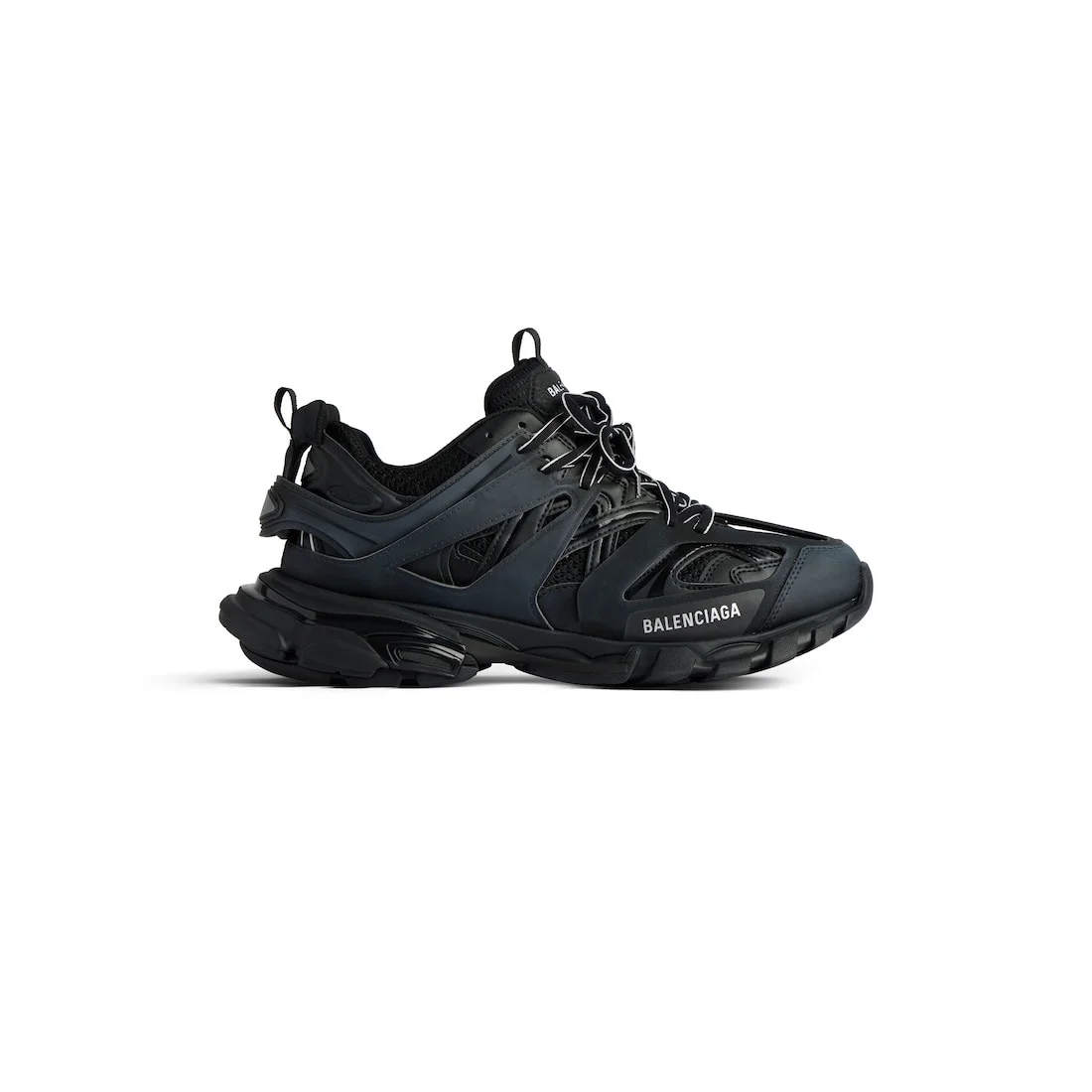 Men's Track Sneaker in Black - 1