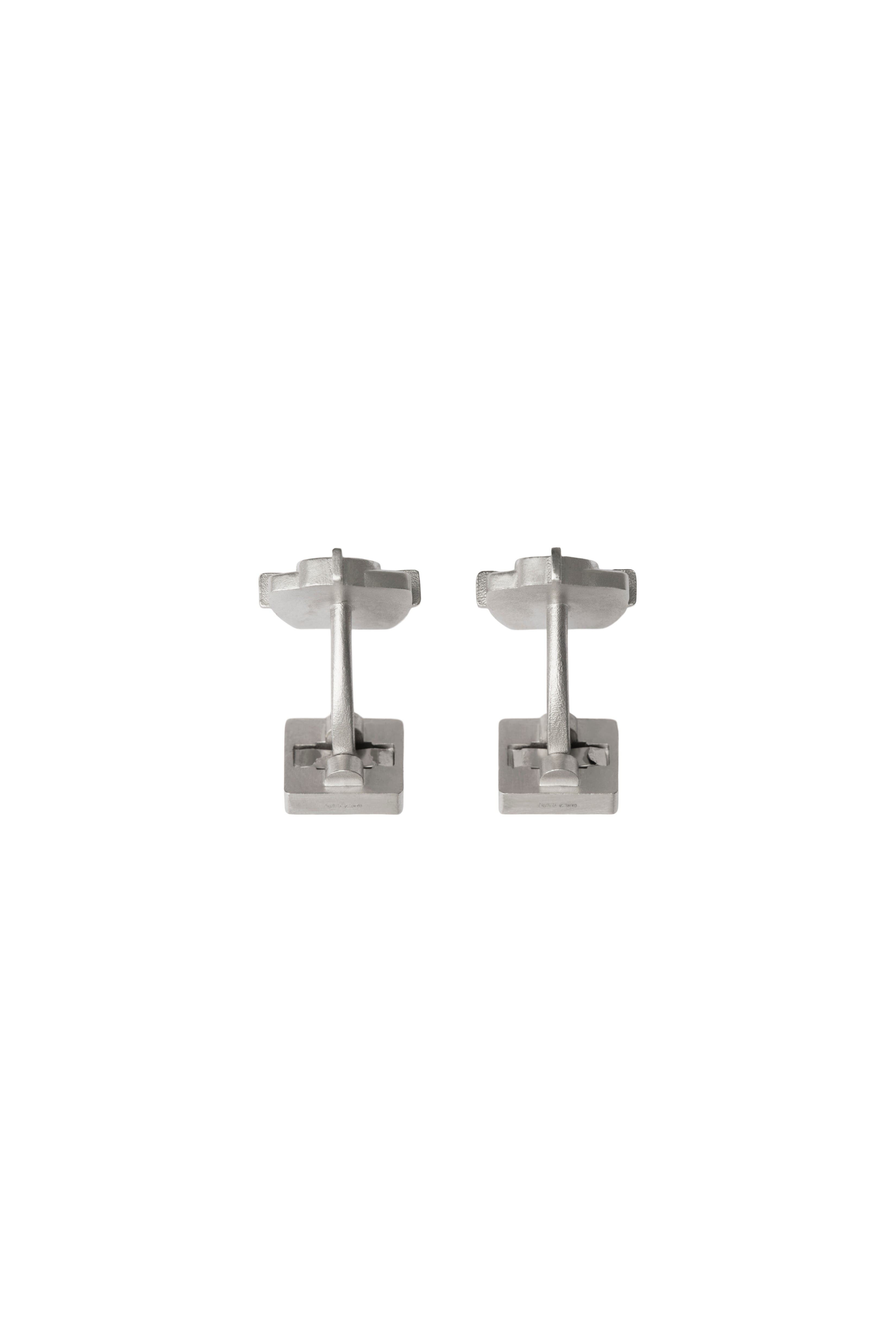 burberry B Charm Cufflinks in Silver at Nordstrom - 3