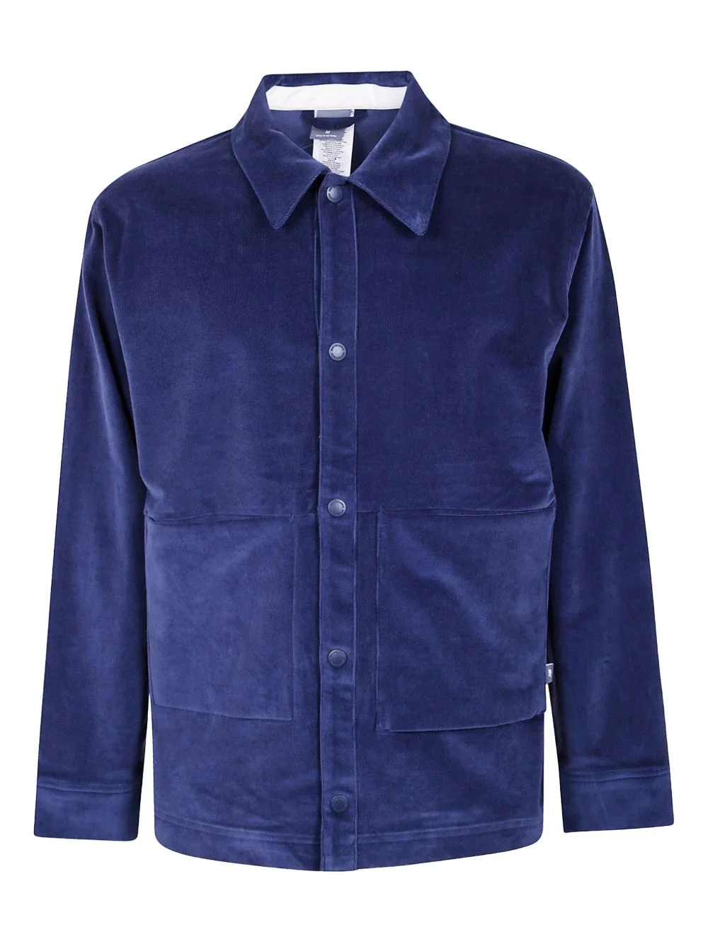 corduroy patch-pocket shirt - 1