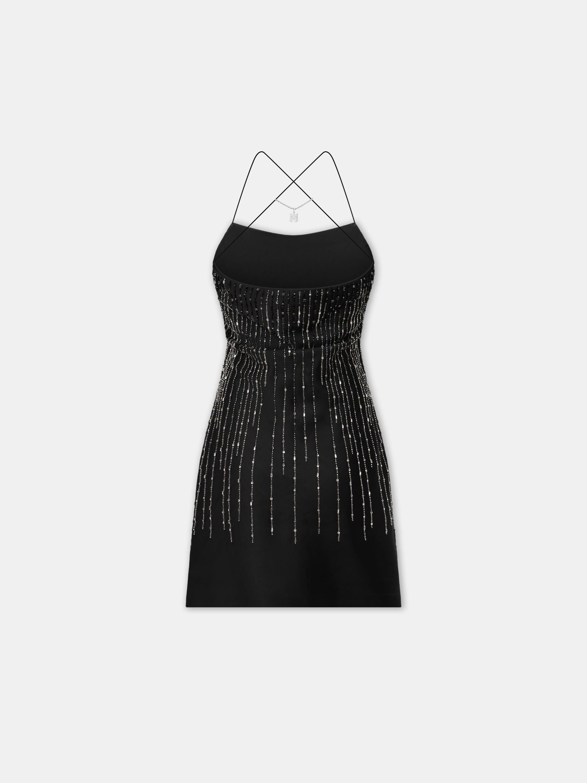 WOMEN'S CRYSTAL STRIPE MINI DRESS - 4
