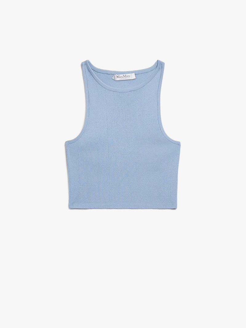 TURKU Stretch-viscose crop top 1