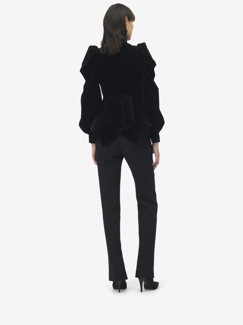 Floral Lace Panel Jacket 5