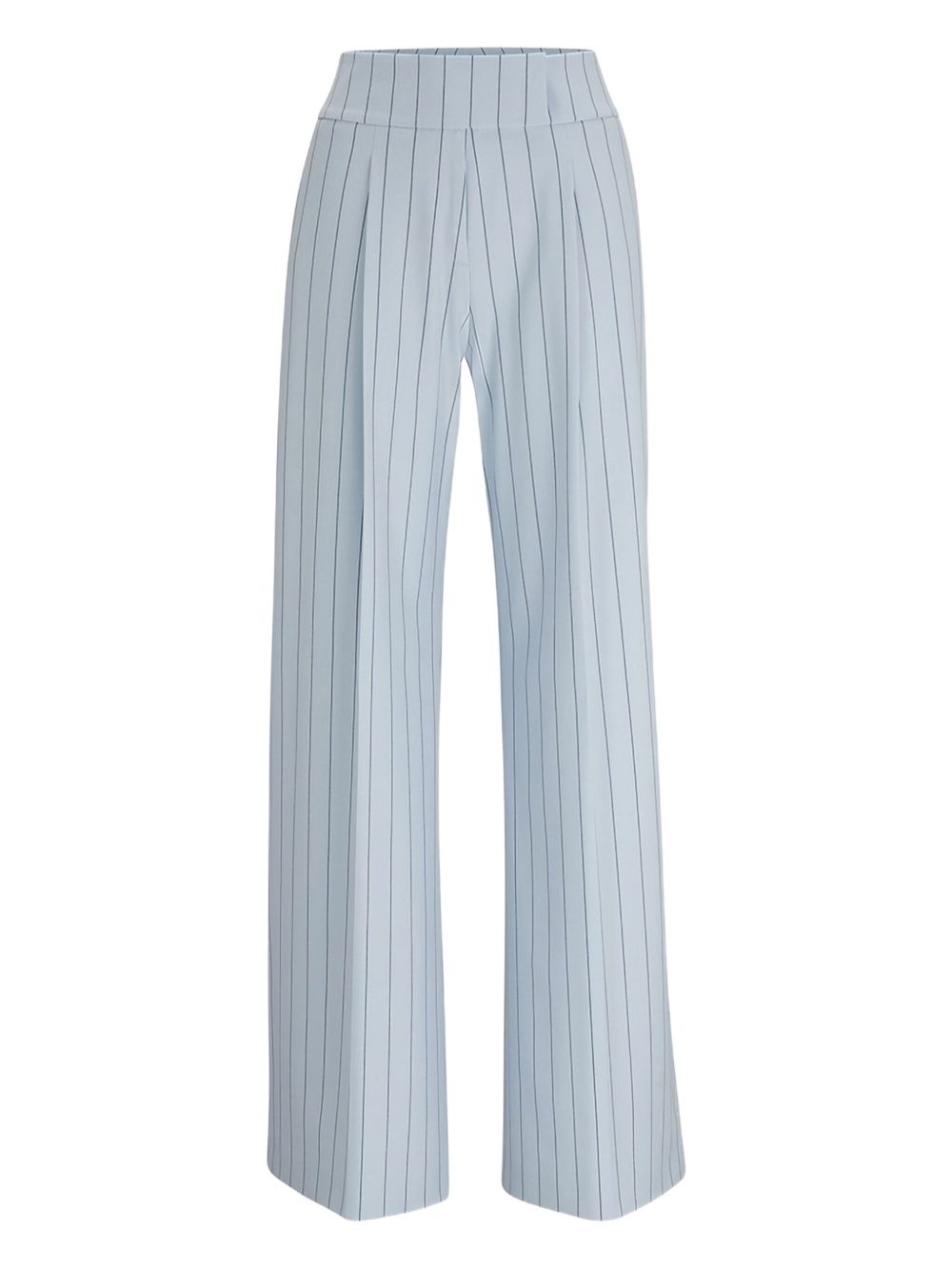 striped wide-leg trousers - 1