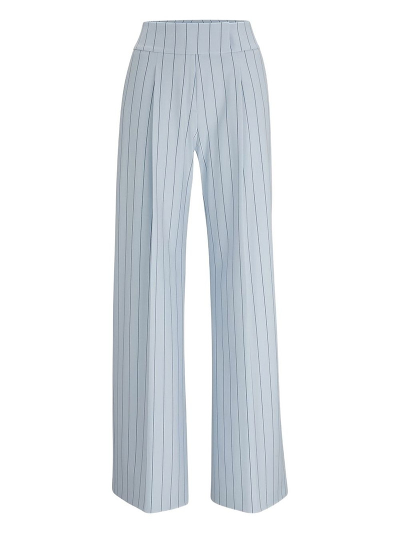 striped wide-leg trousers 1
