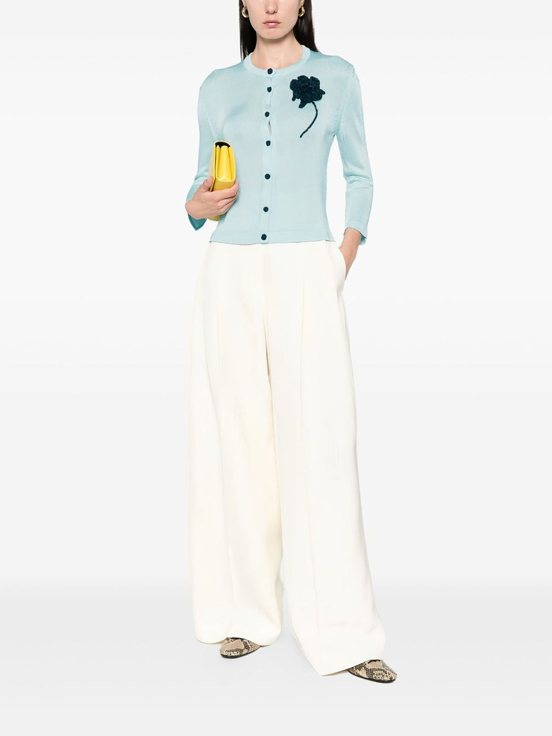 Jil Sander concealed fastening trousers outlook