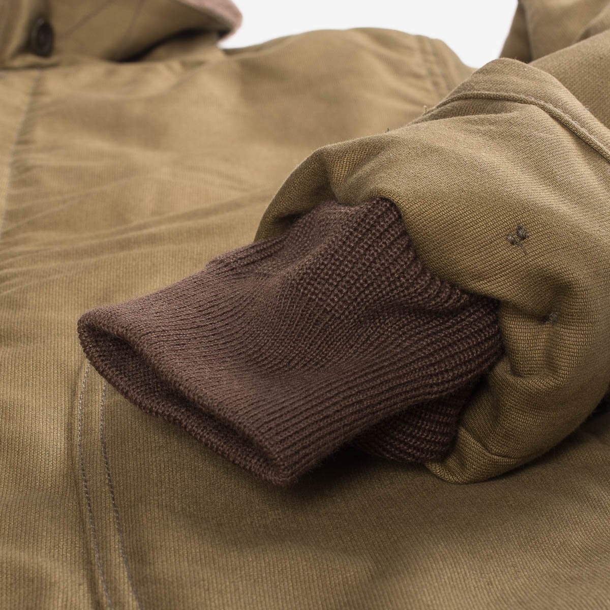 IHM-29-KHA Alpaca Lined Whipcord N1 Deck Jacket - Khaki - 8