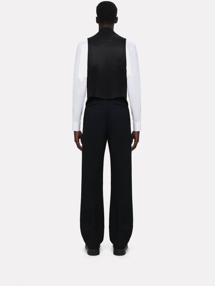 Men's Astral Jewel Wide Leg Trousers in Black - 4