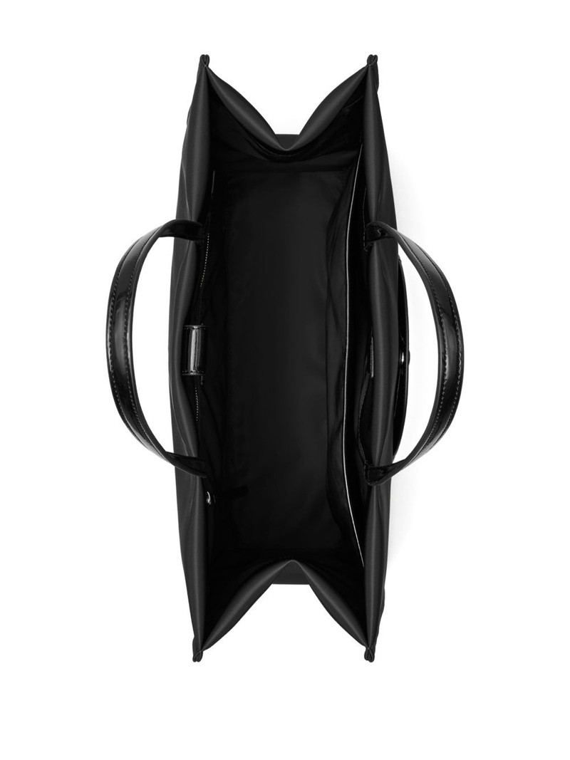 large Ella Patent logo-embossed tote bag 5