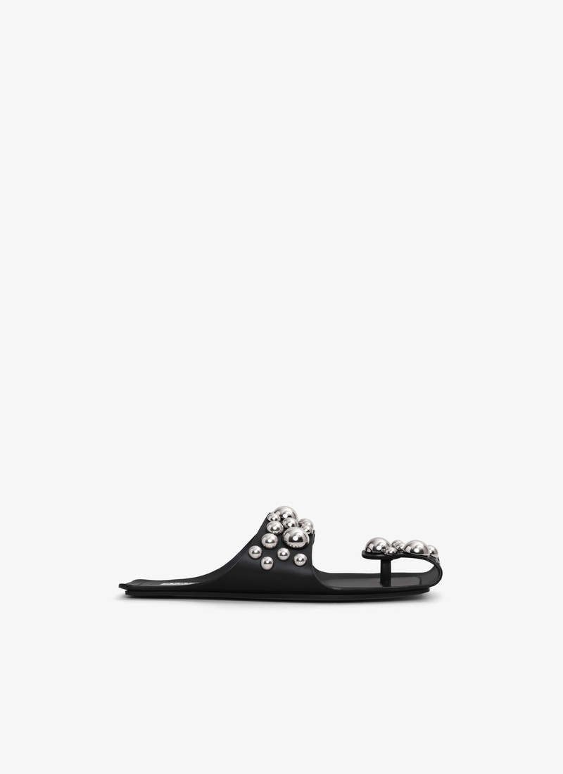FOLDED FLAT MULES 와 SPHERES 에 CALFSKIN - 1