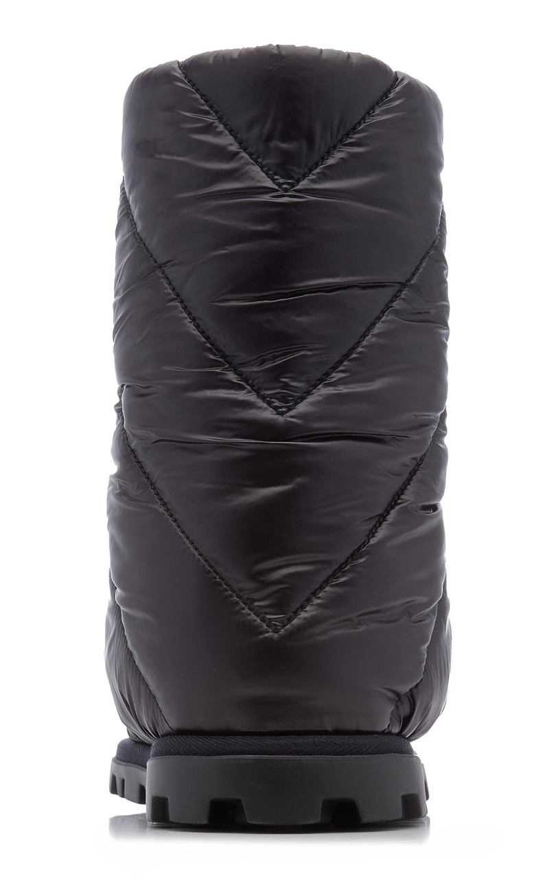 Puffy Nylon Boots black 6