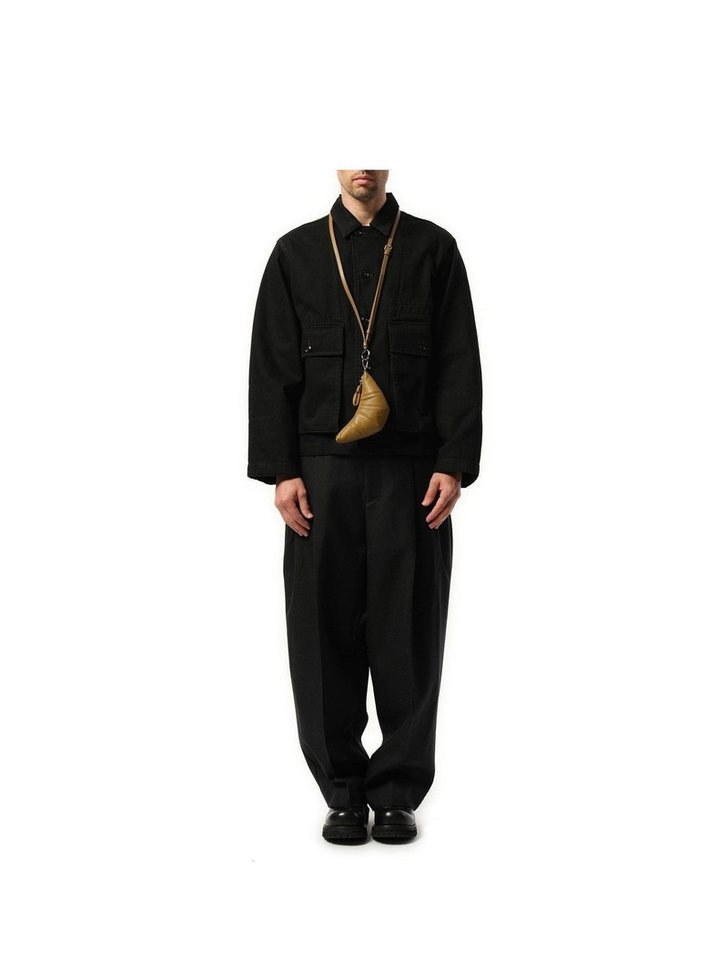 Crossbody Croissant Coin Purse in Bronze Khaki 7