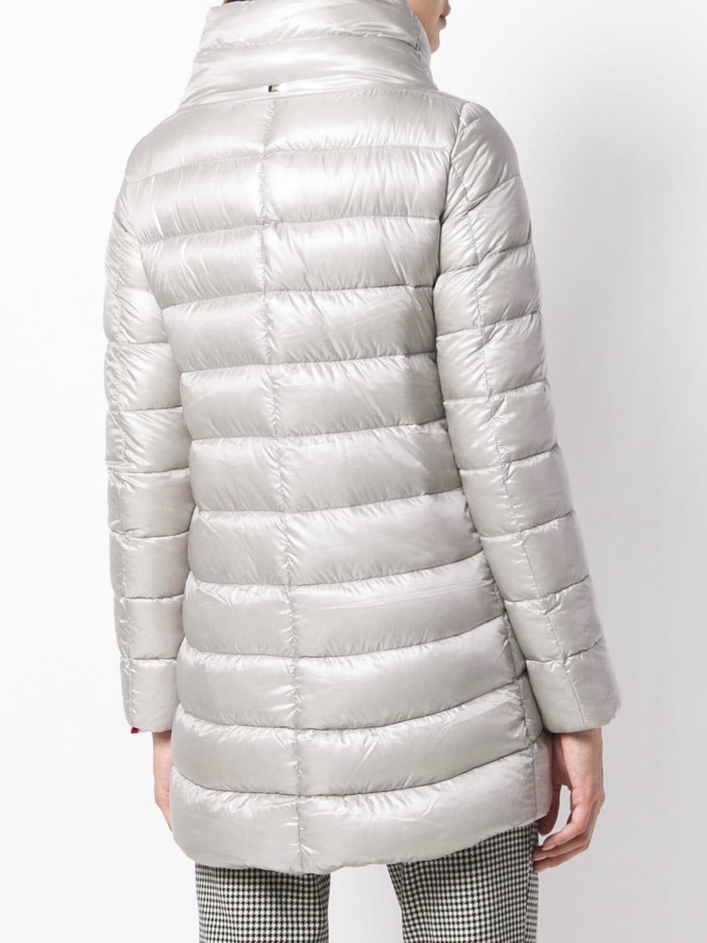 zipped padded coat - 4