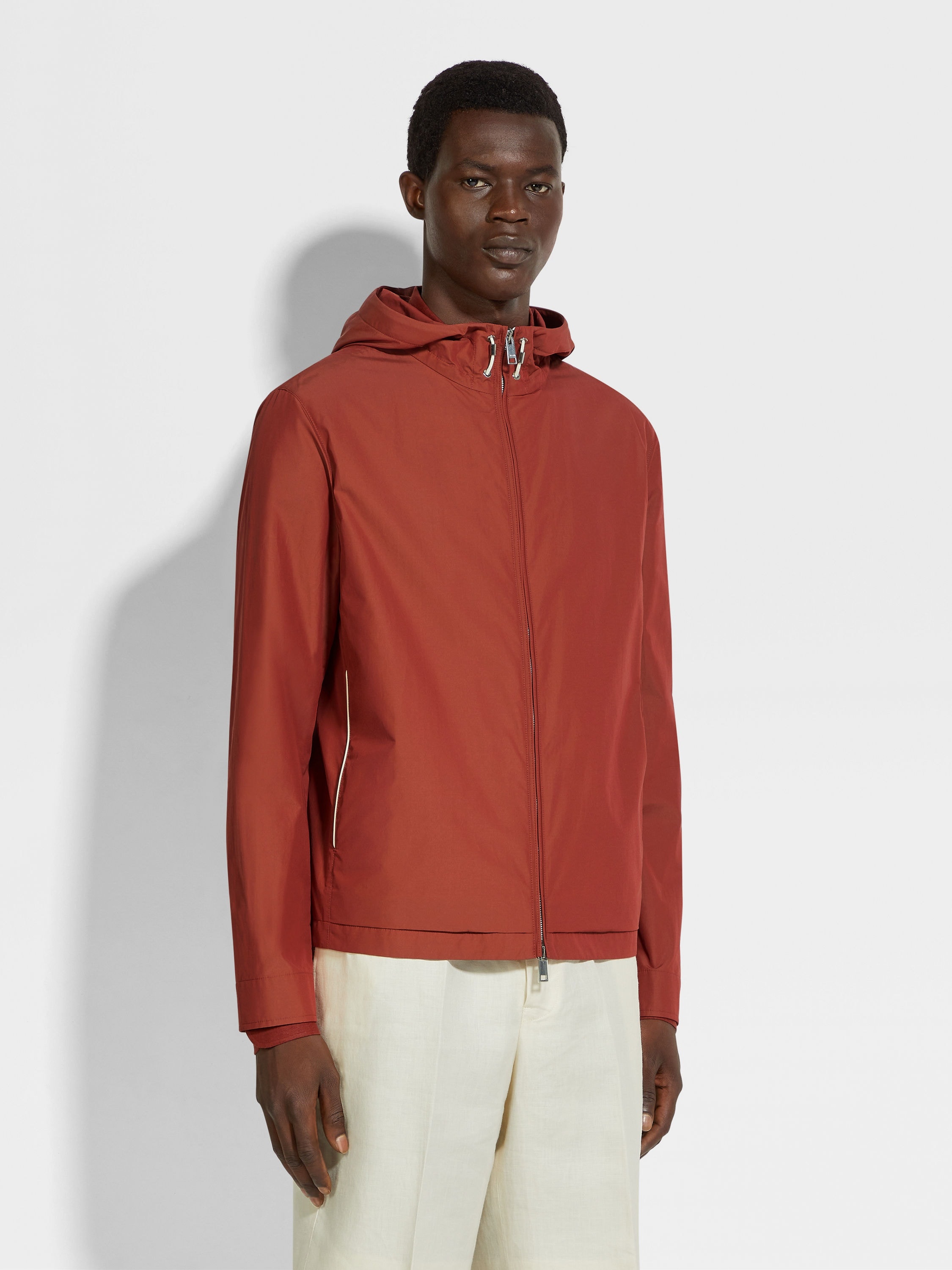 NYLON AND COTTON BLOUSON - 4