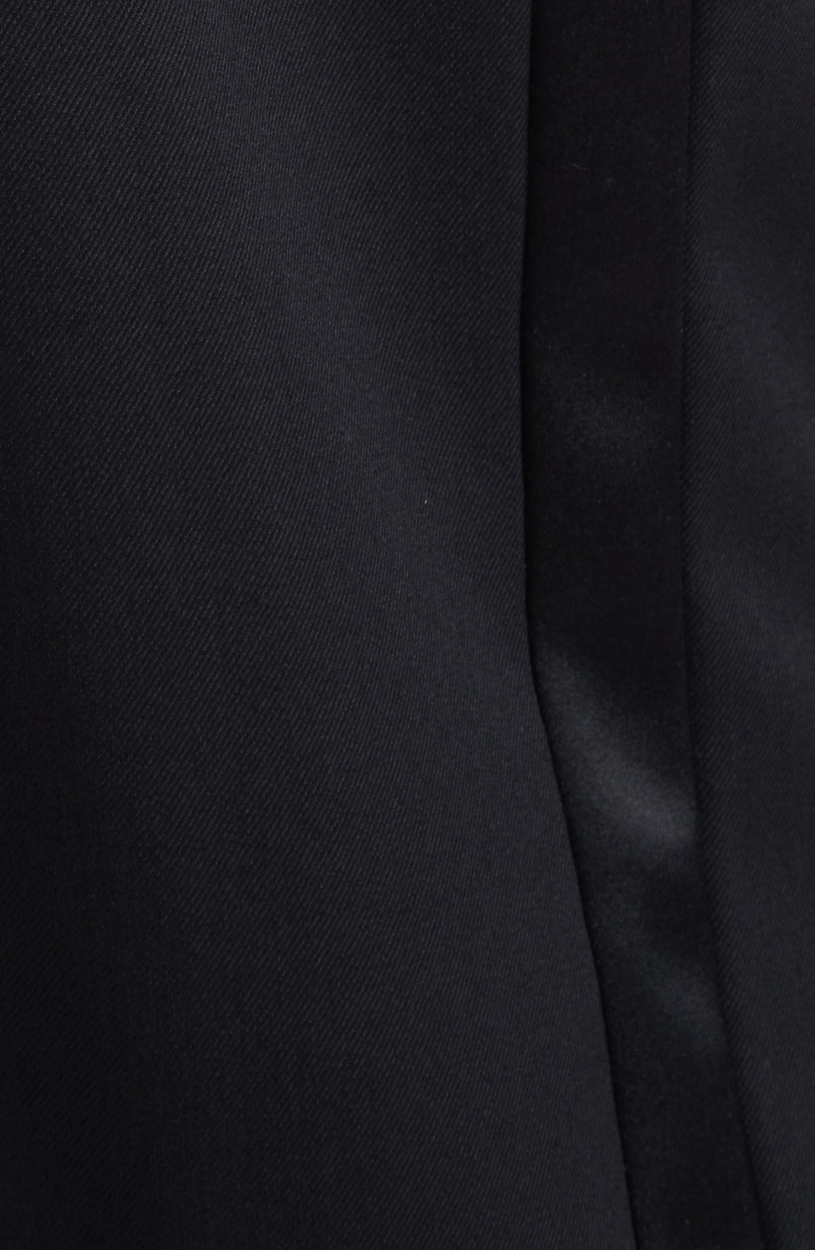 Pleated Cuff Hem Virgin Wool & Silk Trousers - 7