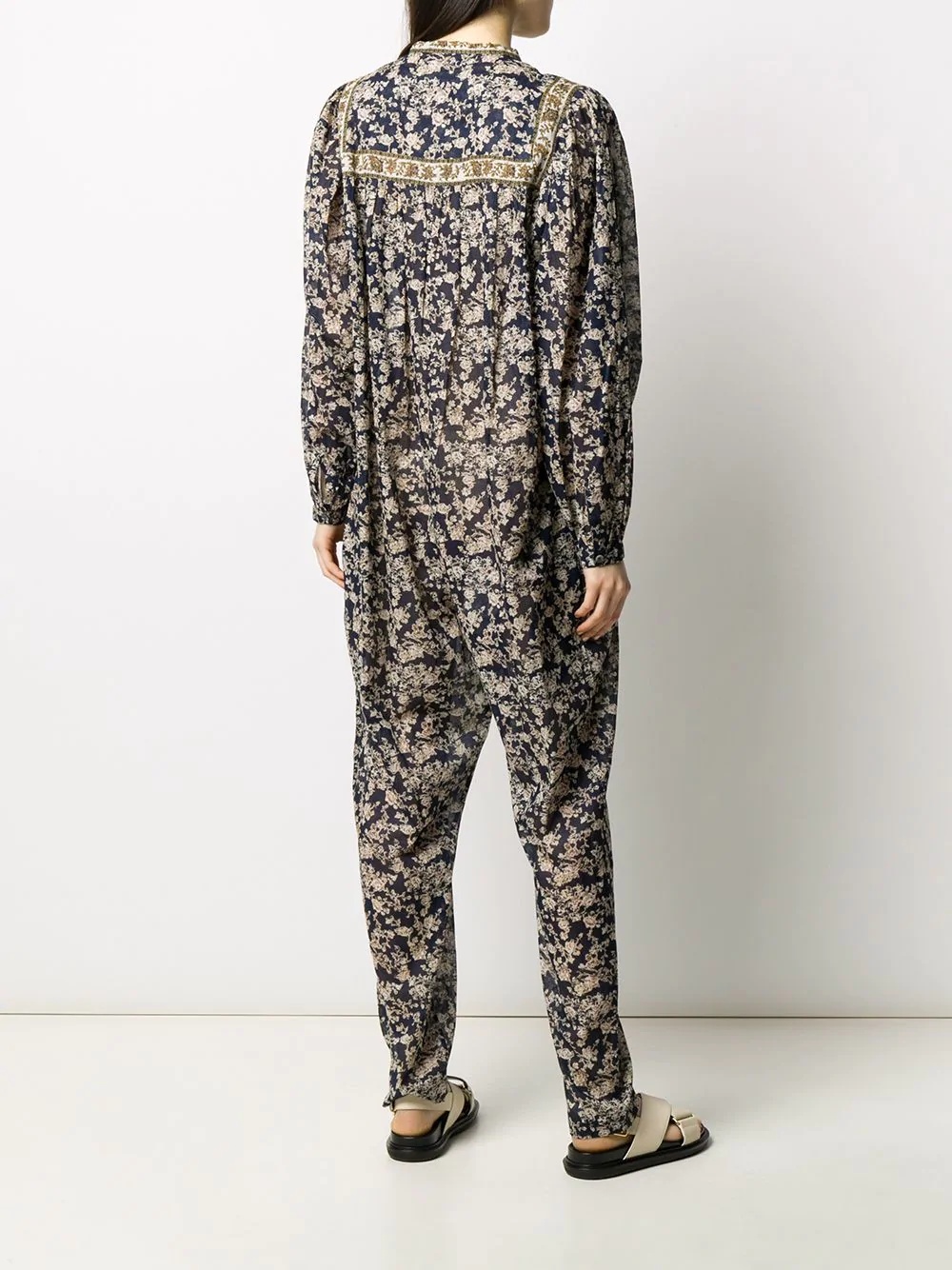 Vasco flora-print jumpsuit - 4