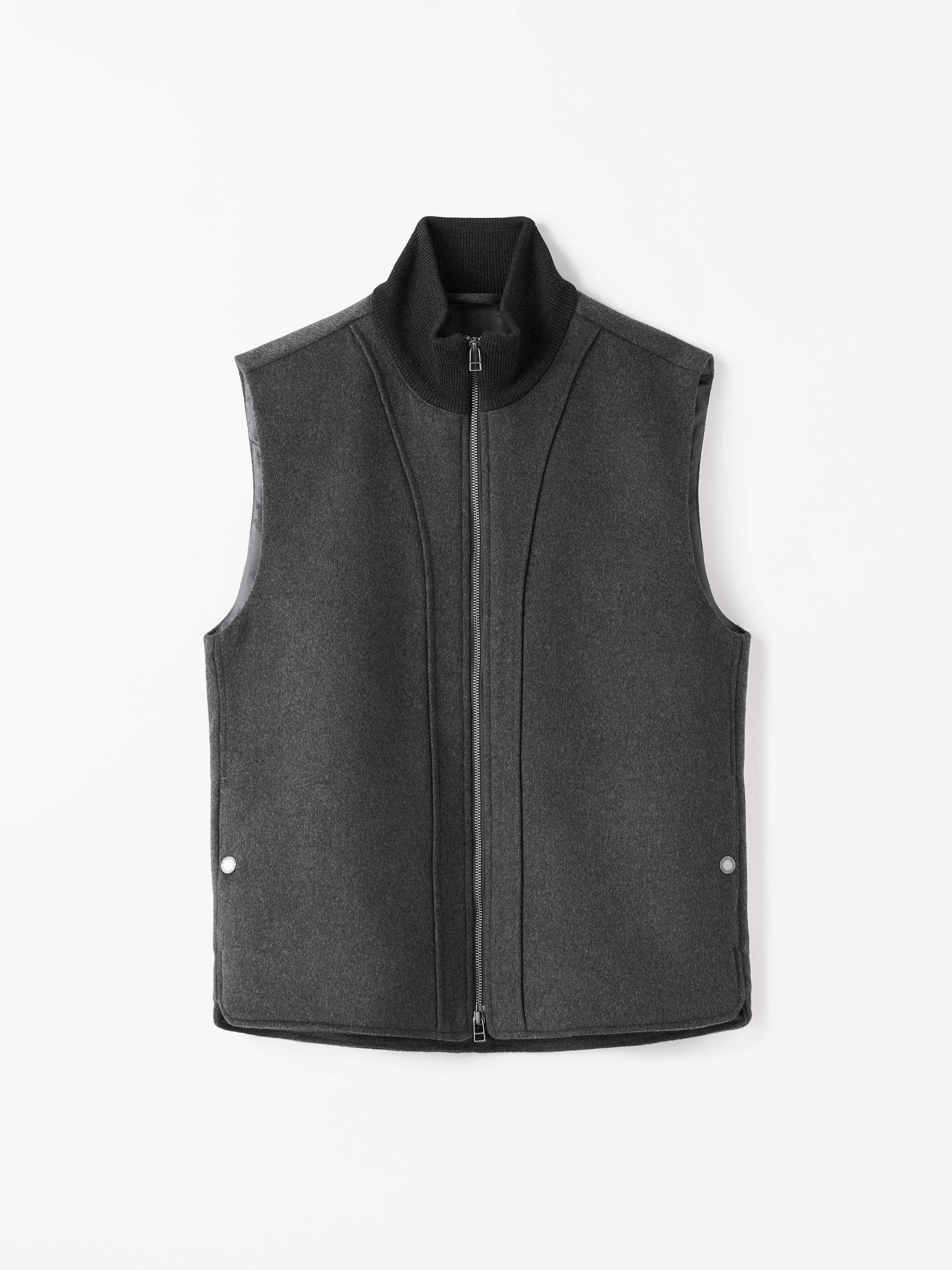 Elier Wool Blend Vest - 1