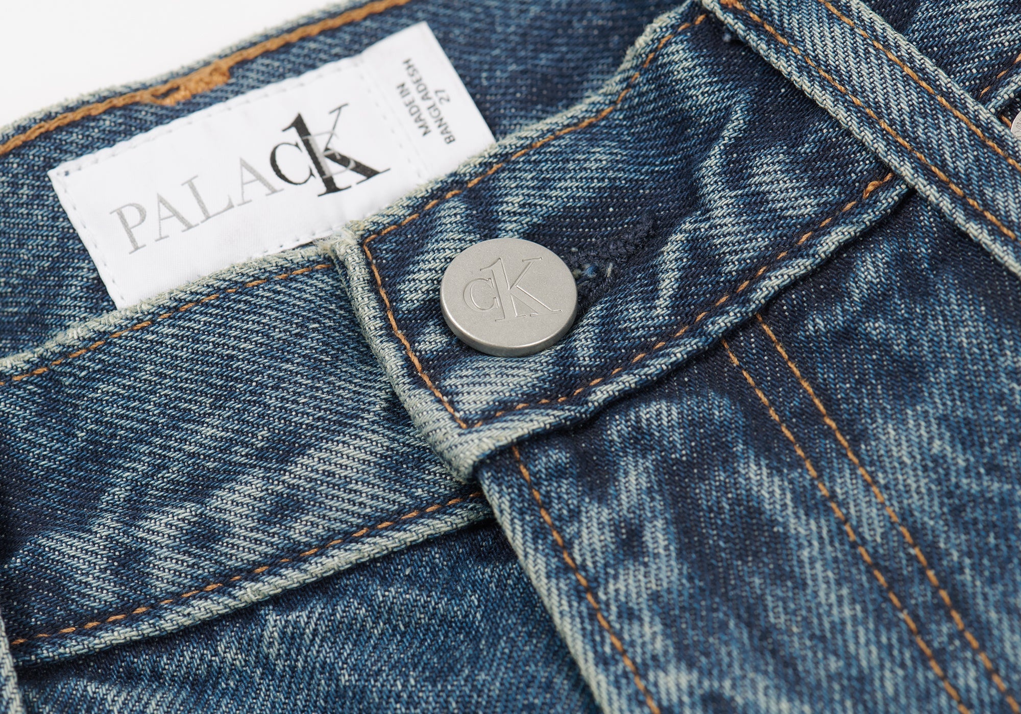 CK1 PALACE BAGGY SHORT TINTED SANDSTONE INDIGO - 4