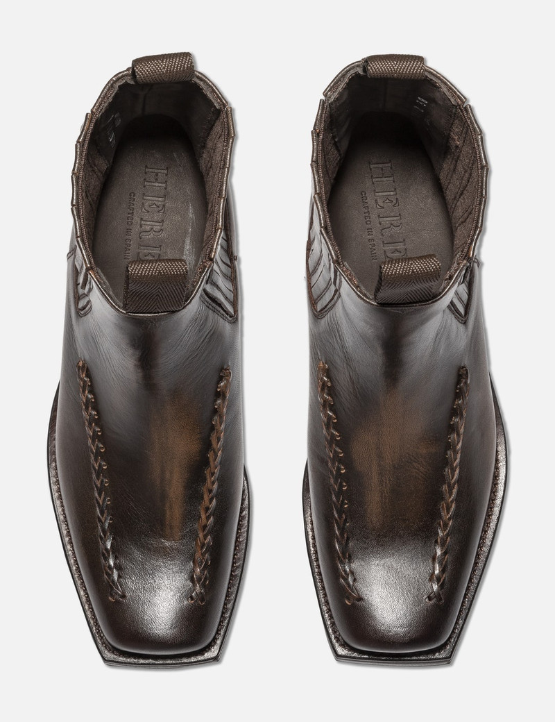 AGULLA SQUARE TOE CHELSEA BOOTS 3