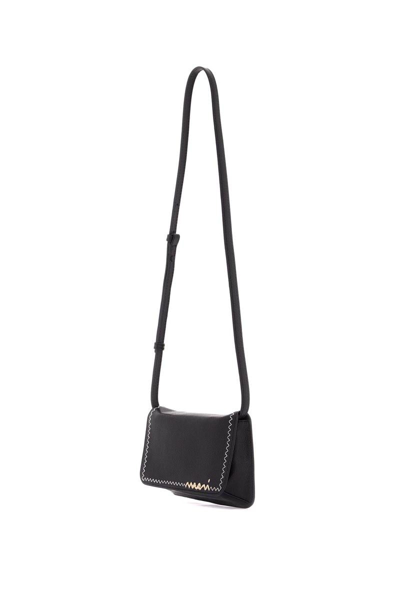 Marni Flap Trunk Shoulder Bag With - 3