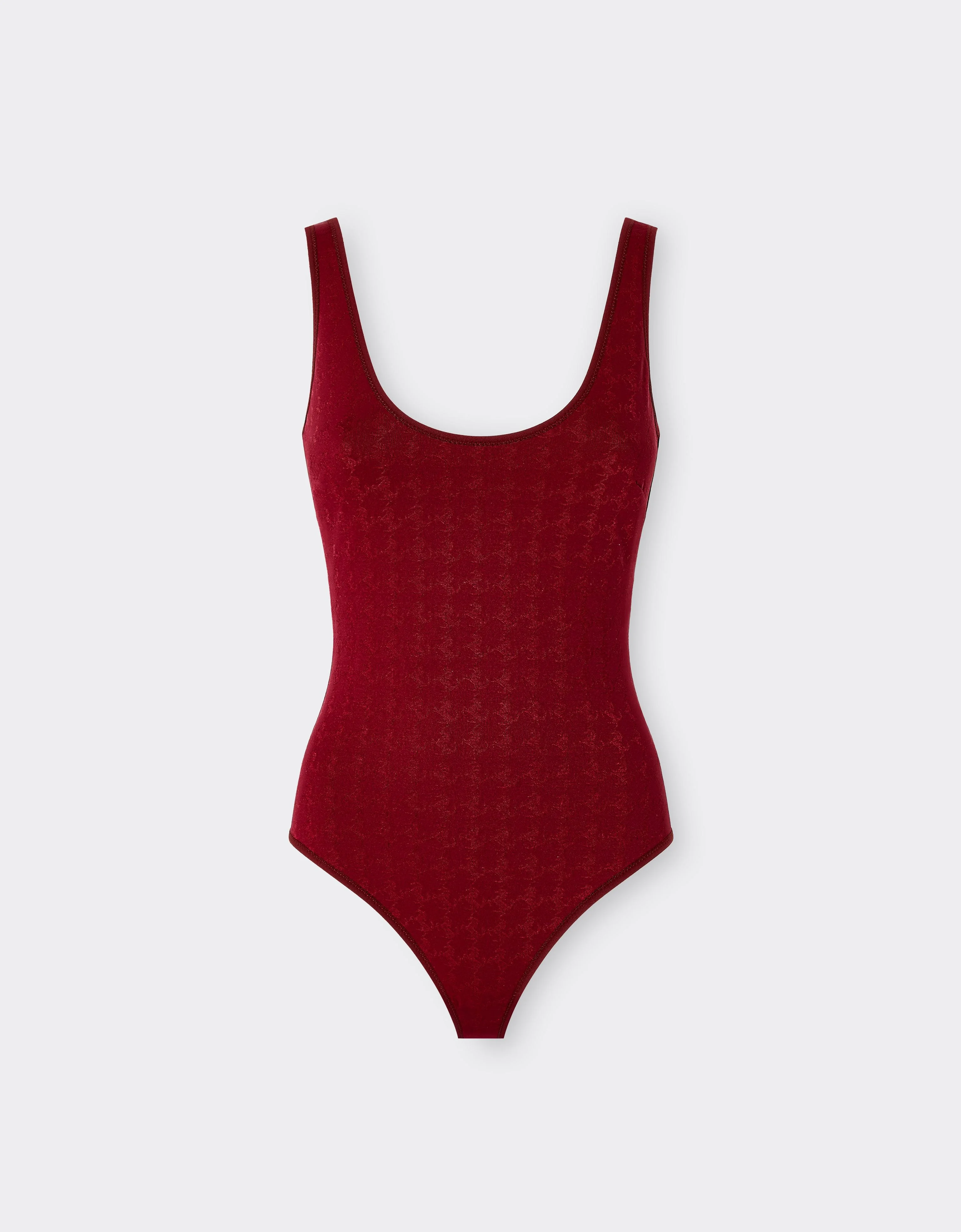 One-piece swimsuit with Prancing Horse motif - 1