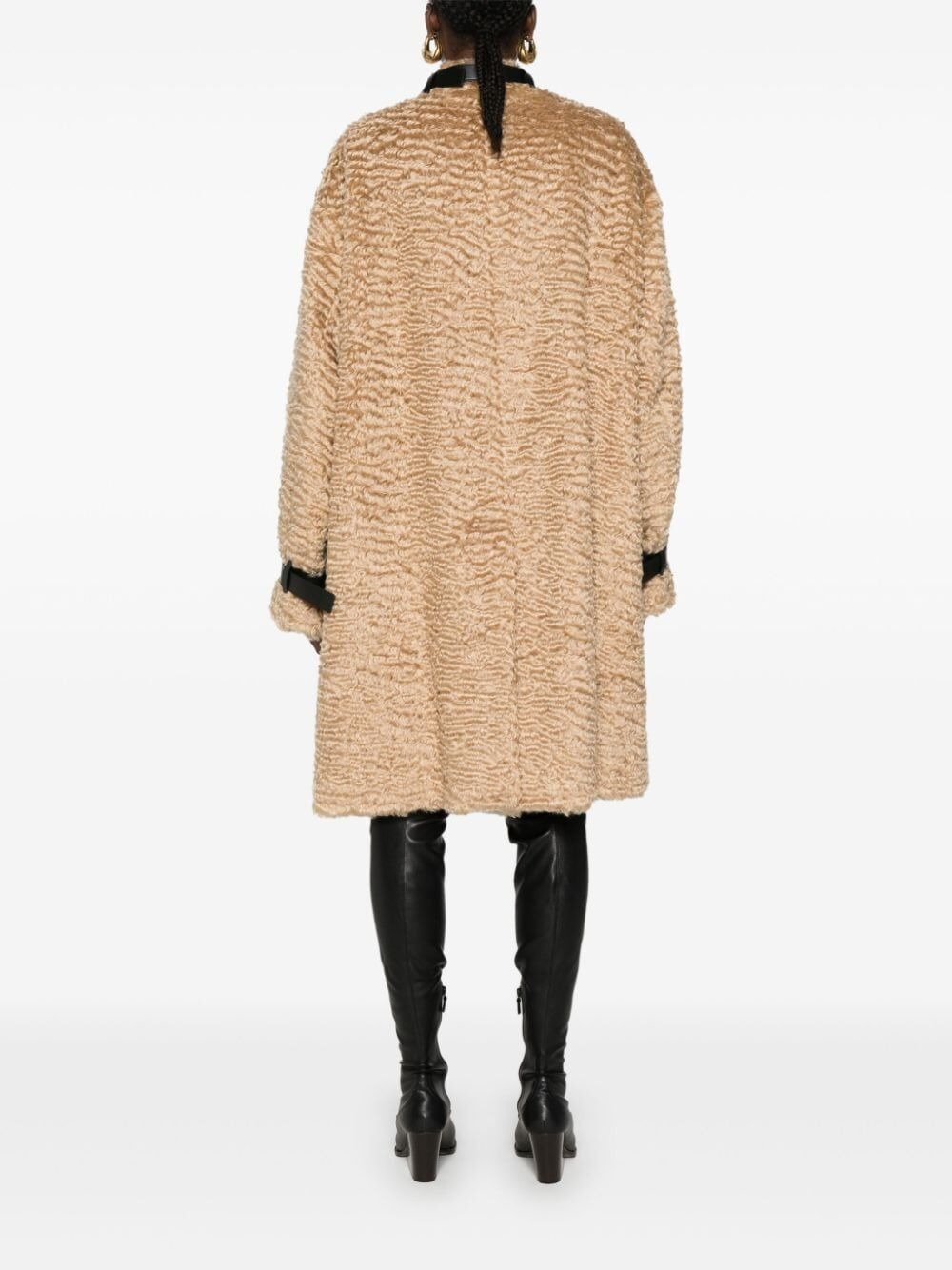 Jil Sander Women Single Breasted Trench Coat With Leather Belt At Collar And Cuff - 5