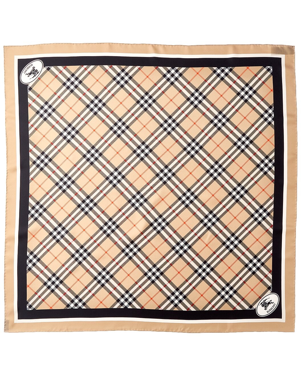 Burberry Check Silk Scarf - 1