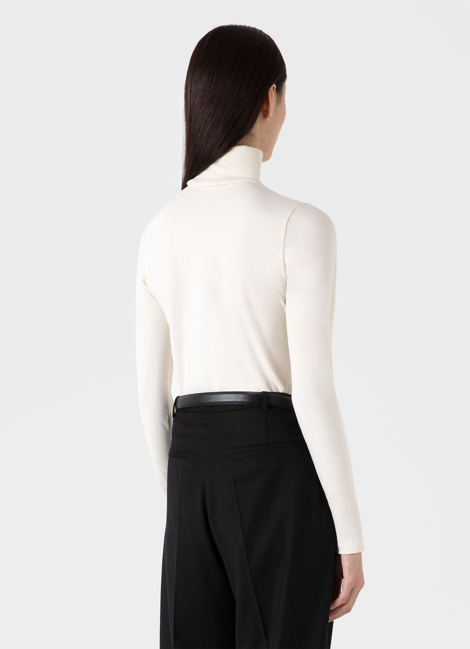 Long Sleeve Roll Neck Top - 3