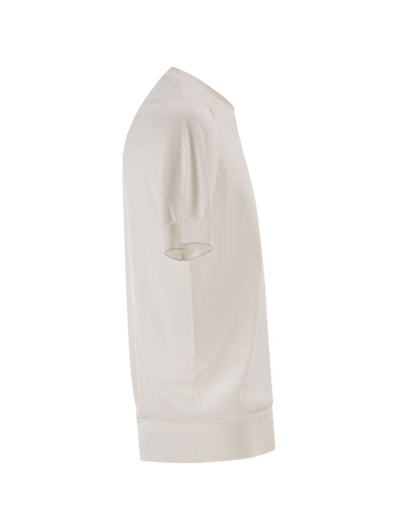 ribbed short-sleeve T-shirt 3