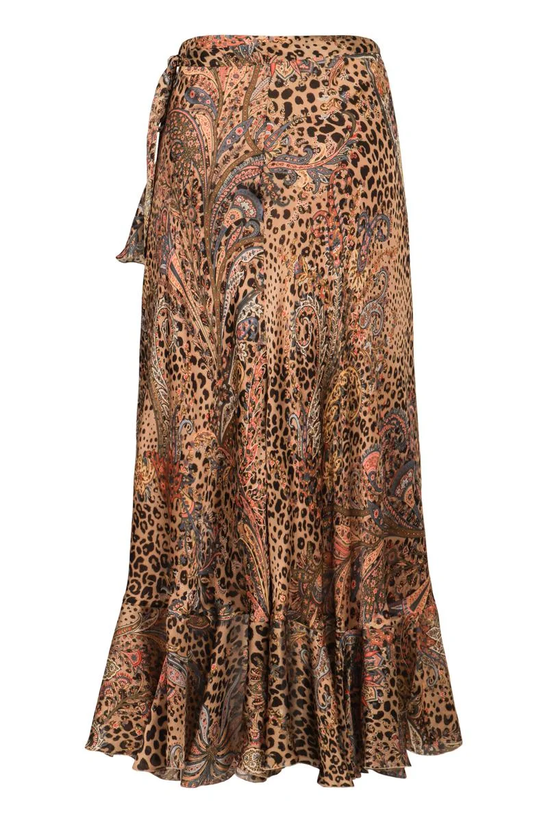 Etro Printed Silk Skirt - 1