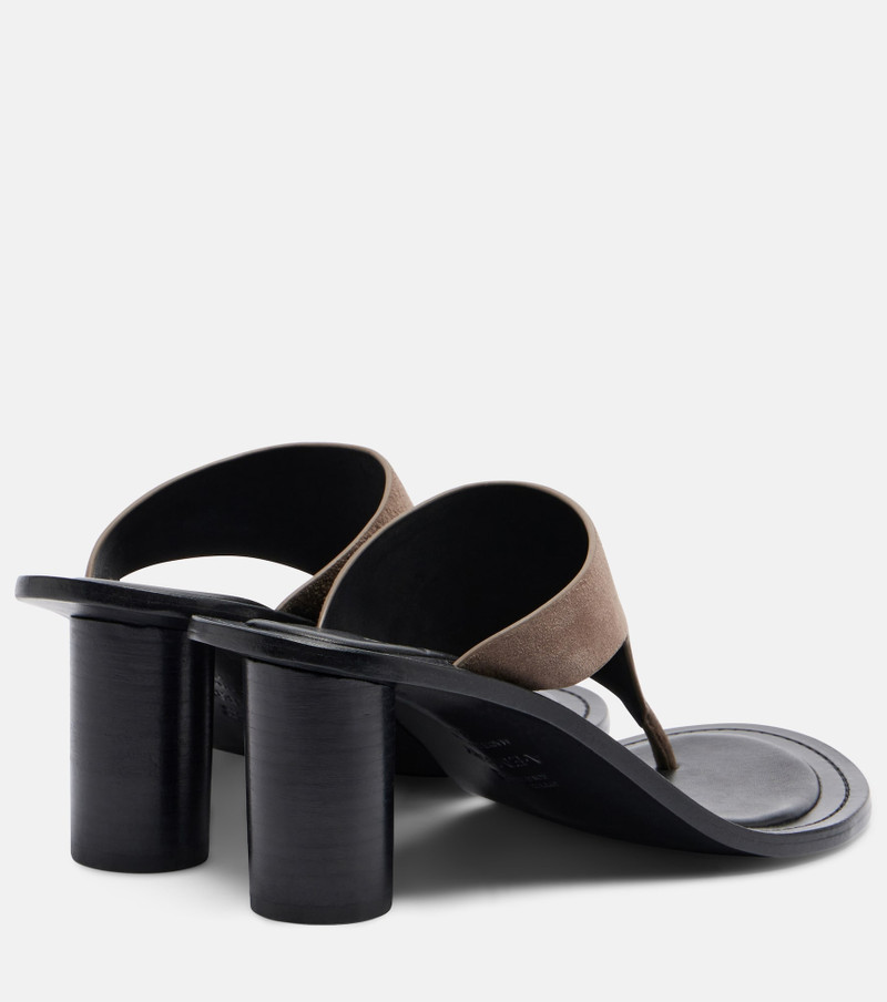 A.EMERY Hardie suede thong sandals outlook
