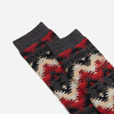 ANONYMOUSISM Anonymous Ism Wigwam Jacquard Crew Sock outlook